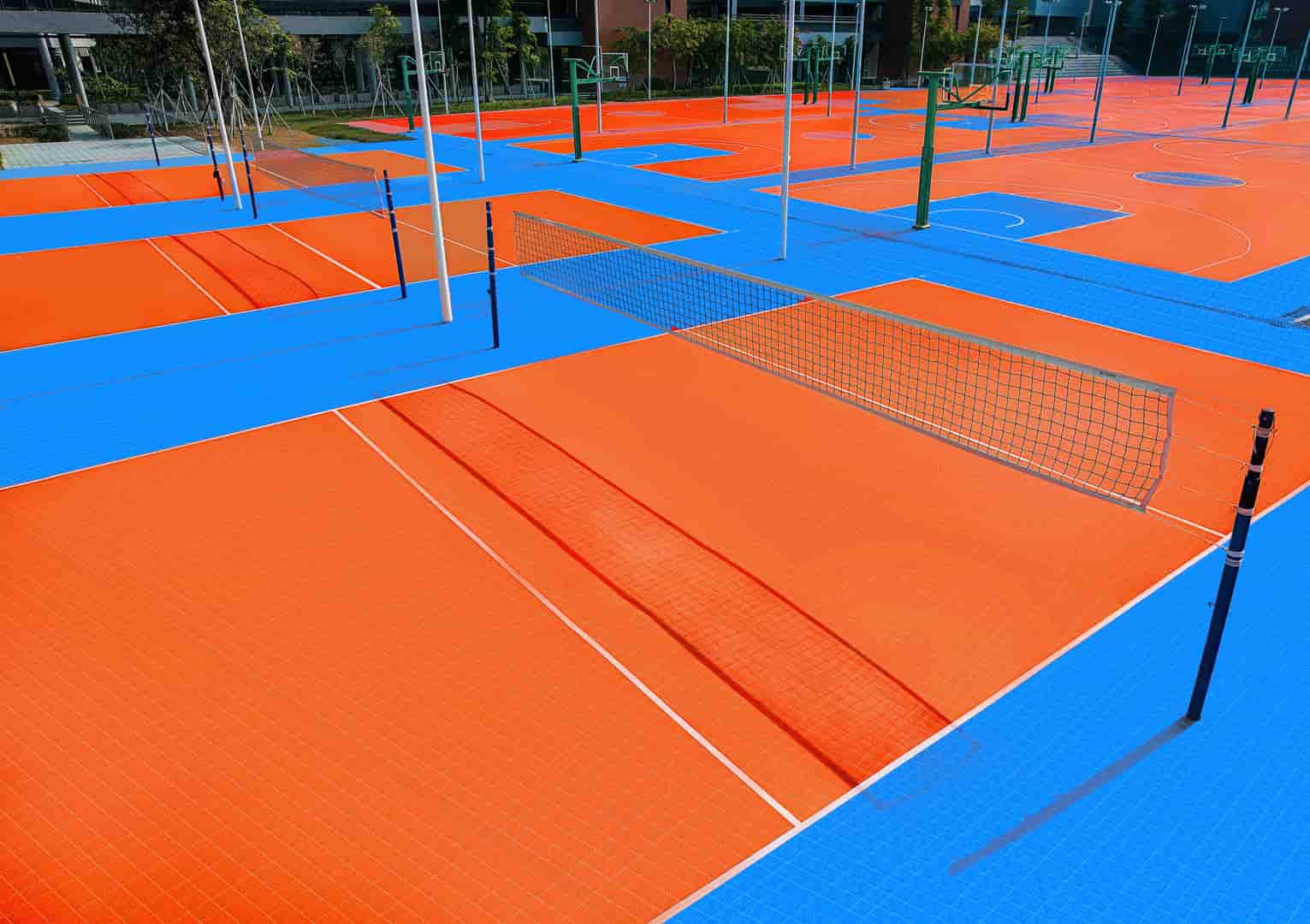 Volleyball court-