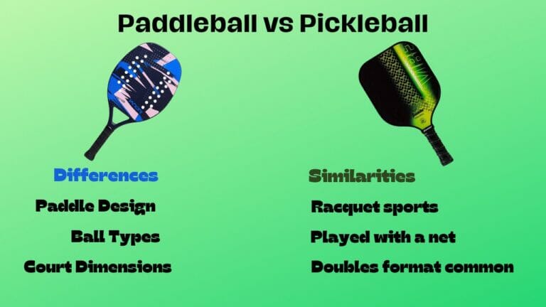 Paddleball vs Pickleball_ Differences And Similarities