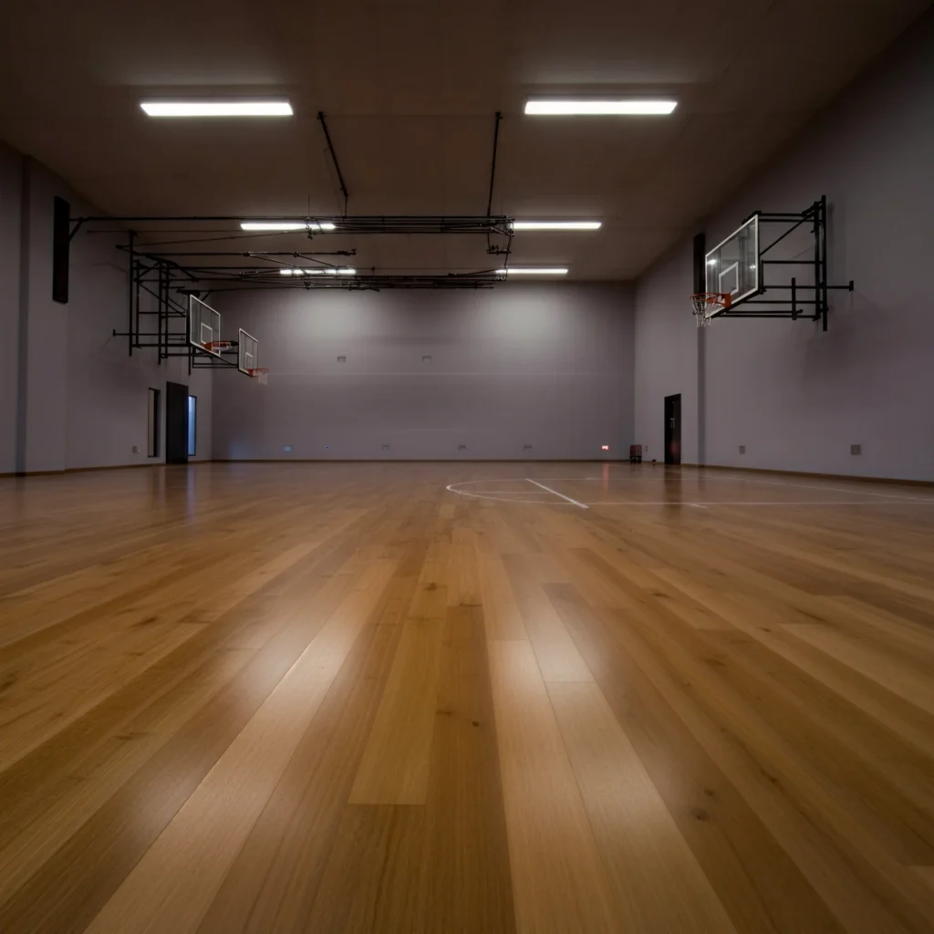 professional court hardwood flooring