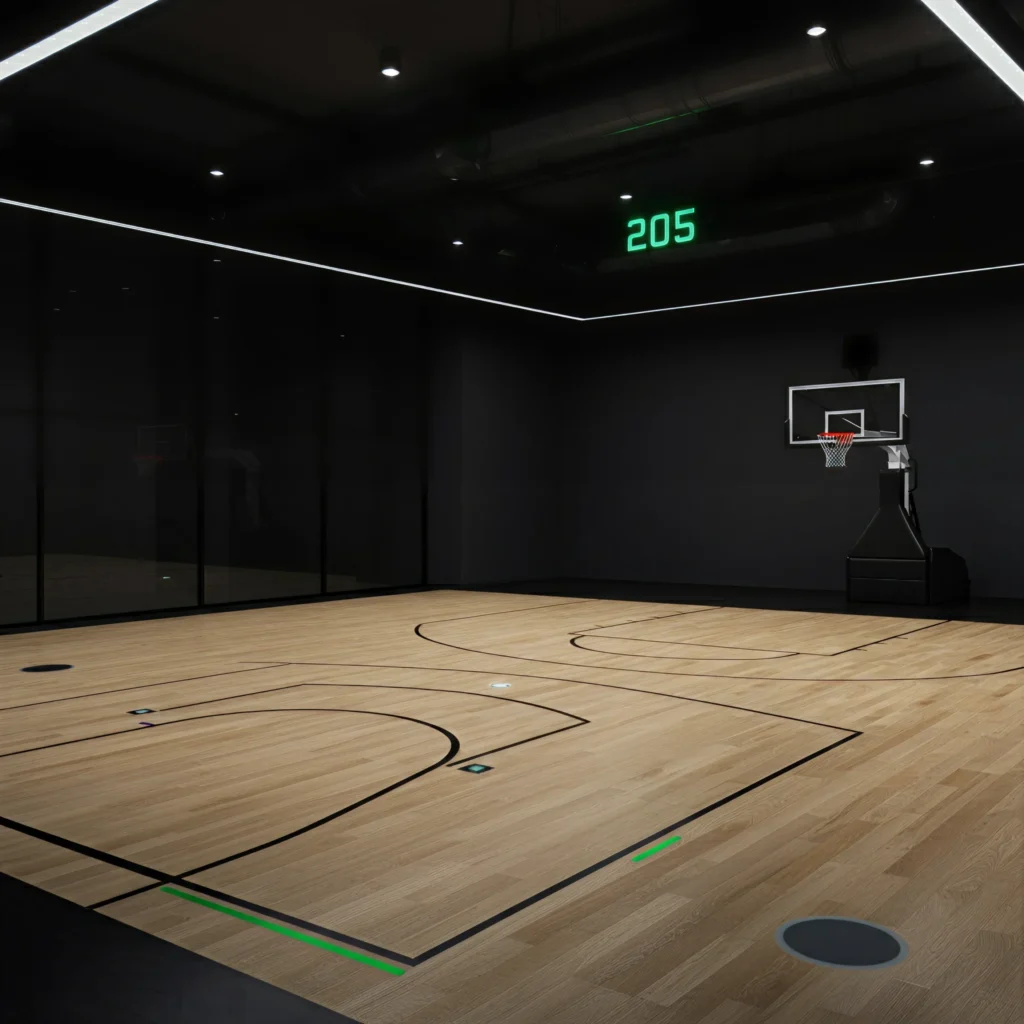 basketball hardwood court flooring