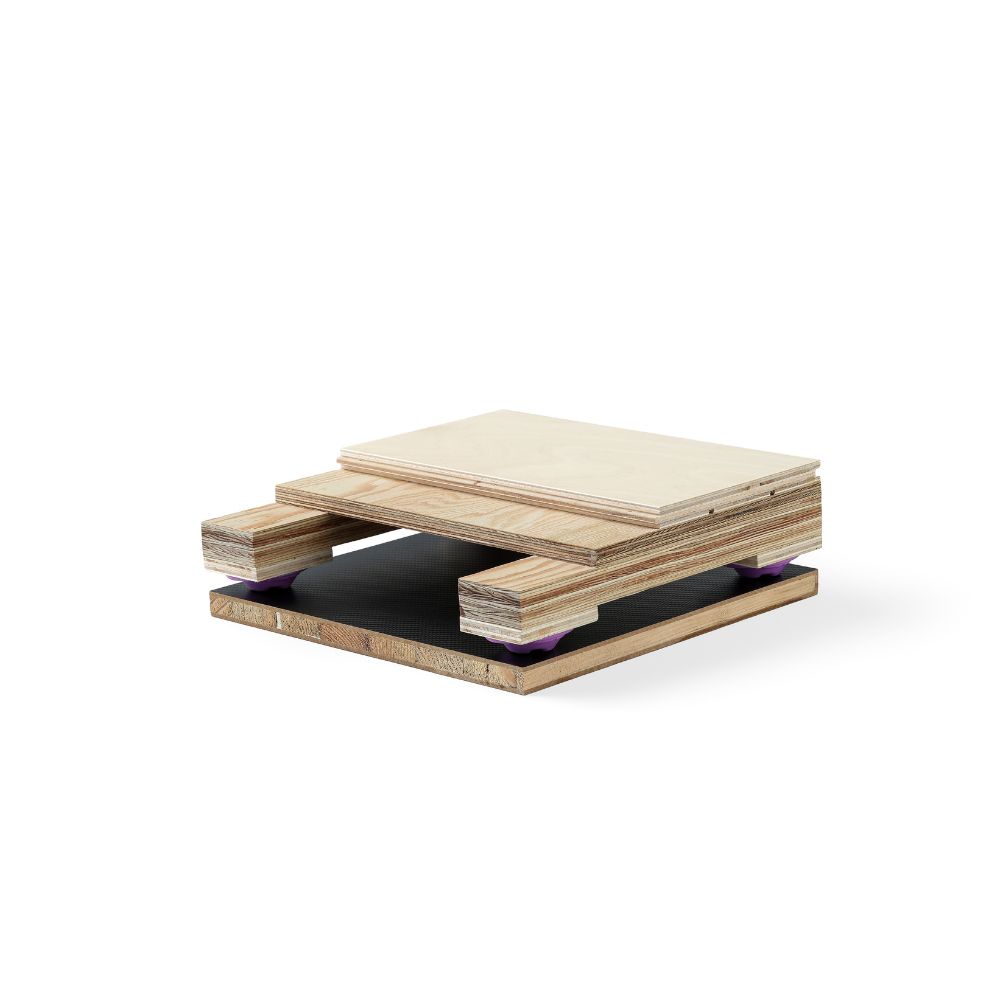Multi-layer wood joist structure